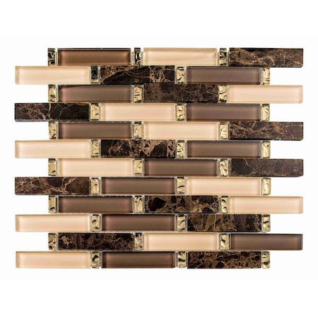 Andova Tiles ANDOVA TILES Saga 1" x 4" Brick Joint Wall Tile ANDSAG543